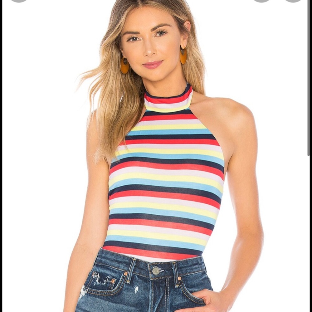 House of Harlow x Revolve High Neck Bodysuit